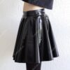 Basic latex skater skirt - Image 2