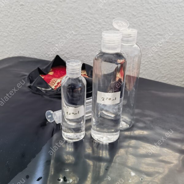 Silicone oil for latex care